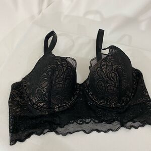 B Tempt’d Black Lace Underwire Bra